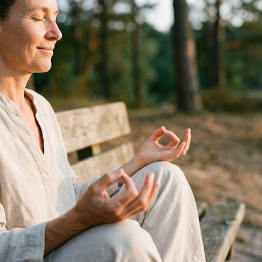 A calm breathing practice for pranayama